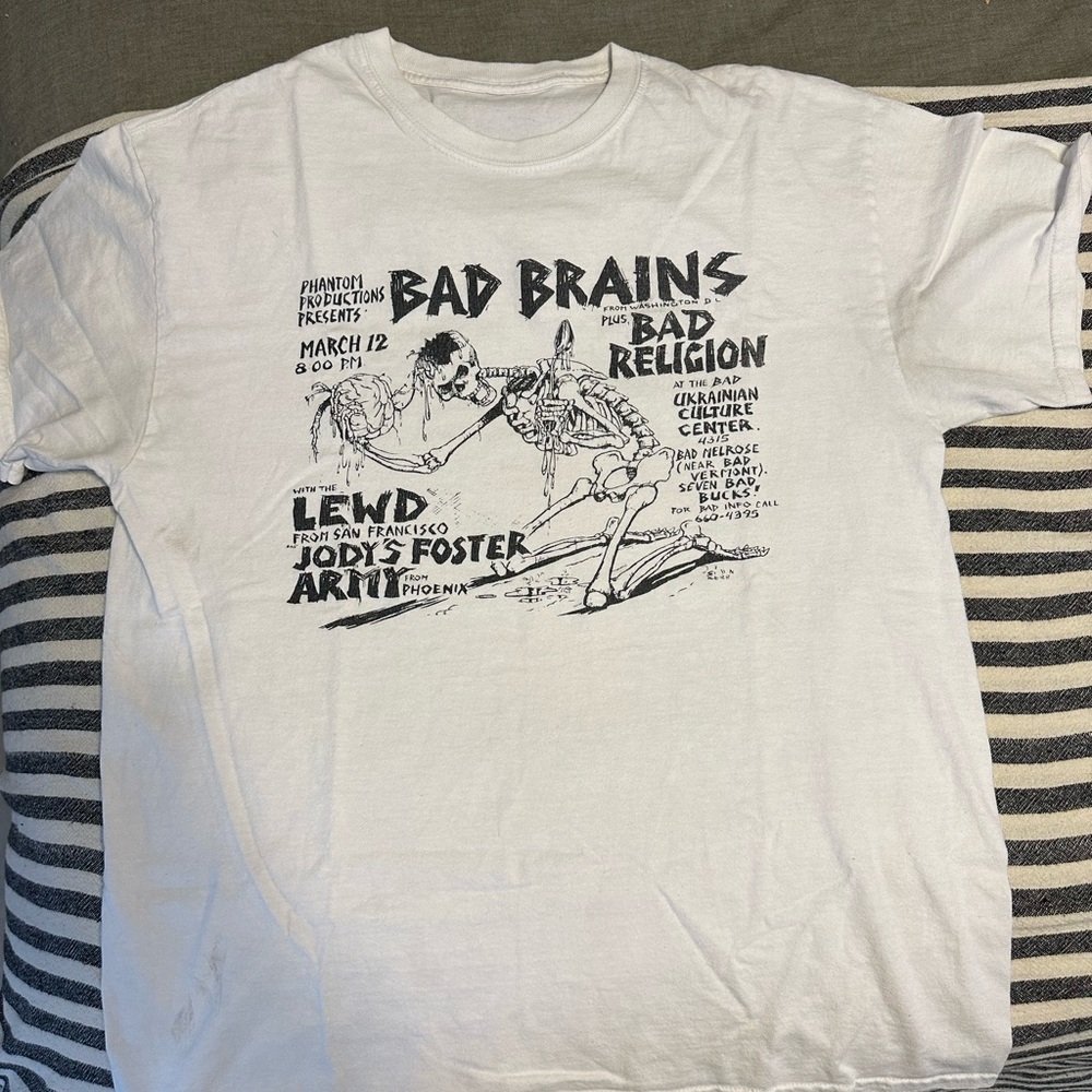 Bad Brains band tee - Size L